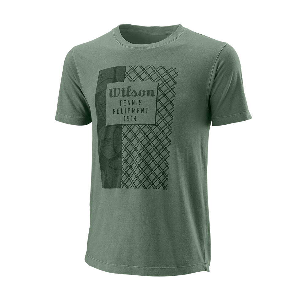 Men_0006_EQUIP ECO COTTON TEE SLIMFIT THYME (WRA806301) (1) M Equip Eco Cotton Tee Slimfit - Image 1