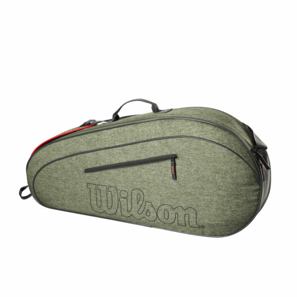Team 3 Pack Heather Green Racquet Bag