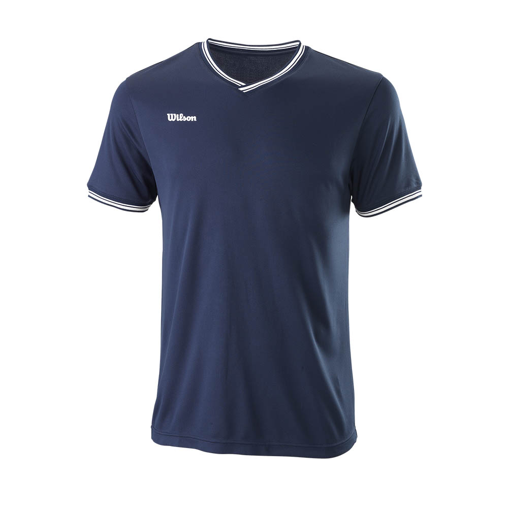 Wilson_0008_TEAM II HIGH V-NECK TEAM NAVY (WRA794106) (1) Mens Team II High v-neck Team Navy - Image 1