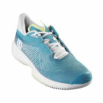 Ladies Kaos Swift 1.5 Blue / White / Sunny Lime Tennis Shoe