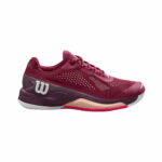 Ladies Rush Pro 4.0 Beet Red / White / Tropical Peach Tennis Shoe