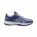 Ladies Hurakn Team Deep Cobalt / White / Lilac Padel Shoe - Image 3