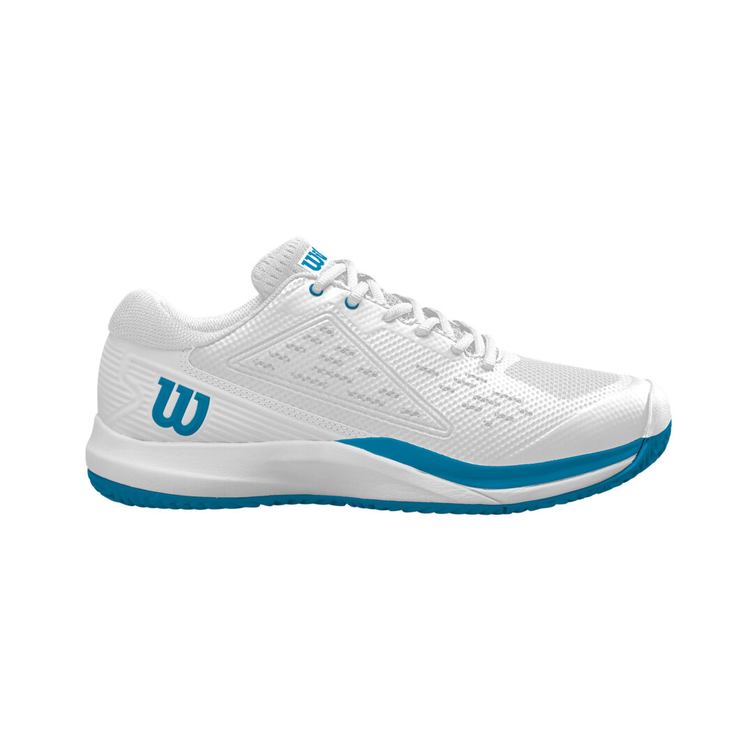 WRS335900_0_RUSH_PRO_ACE_OZ_Mens_White_AtomicBlue.png.high-res Mens Rush Pro Ace Oz White / White / Atomic Blue Tennis Shoe - Image 1