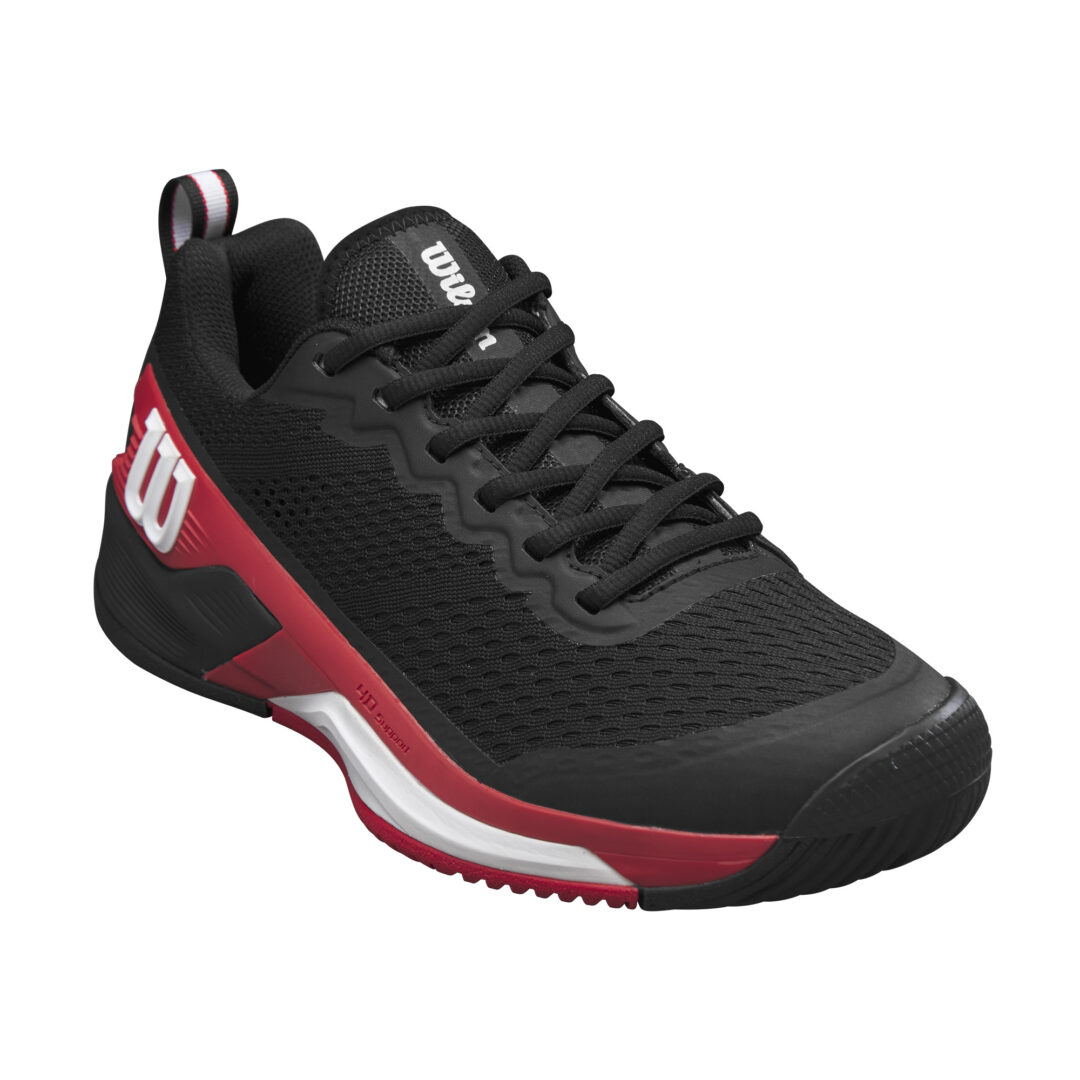 WRS334330_1_RUSH_PRO_4_5_Mens_Black_Infrared_White.png.high-res Mens Rush Pro 4.5 Black / Infared / White Tennis Shoe - Image 1